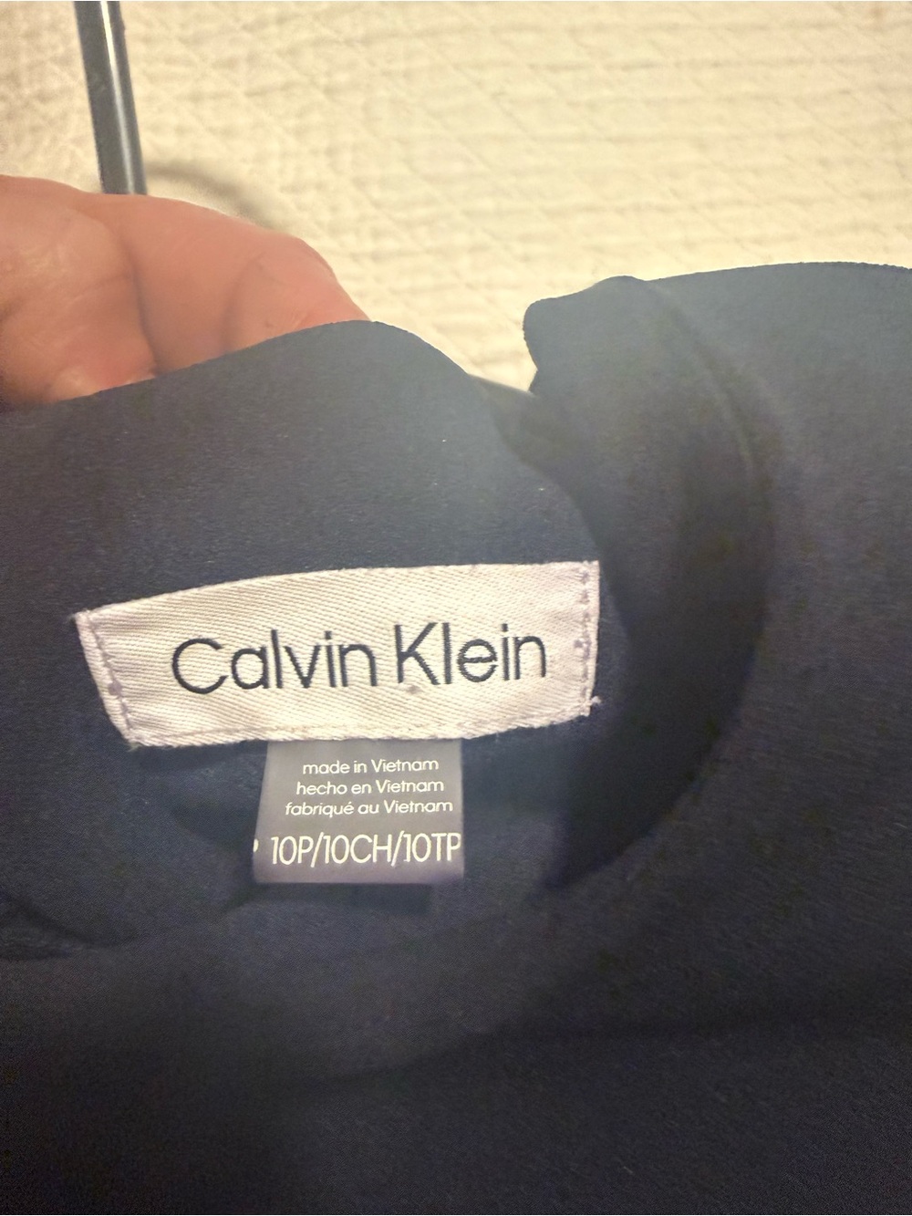 Calvin Klein Women's Navy Wedding Dress